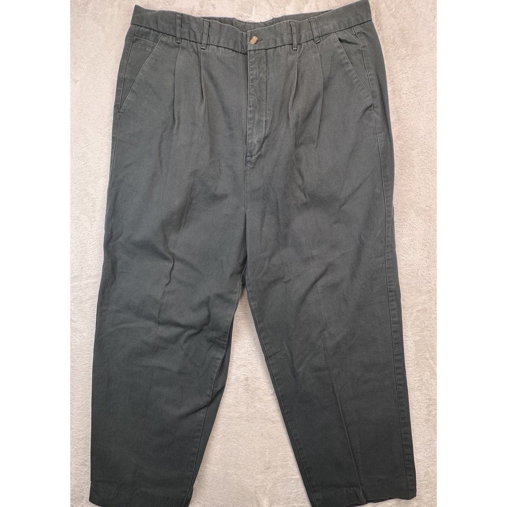 Canterbury‎ of New Zealand Chino Pants Men's 36 Gray Pleated Rugby Casual